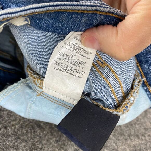 Madewell Jeans Women 24 Plus Blue Denim Light Wash Curvy High Rise Skinny Casual - Picture 10 of 11